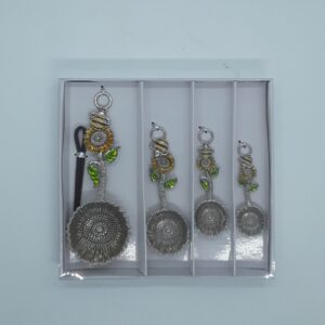 Metal Measuring Spoons Set Honey Bee