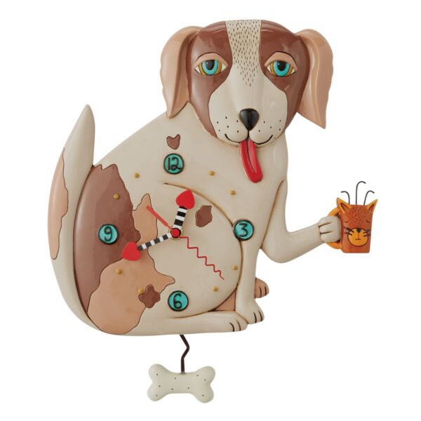 No Bones Dog Clock