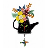 Blossom Clock ( Black)