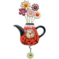 Flower Teaful Clock