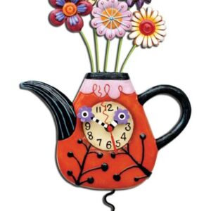 Flower Teaful Clock
