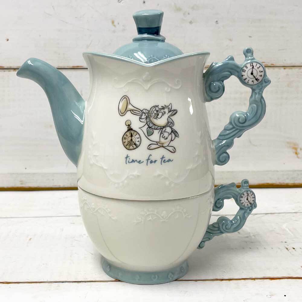 Alice in Wonderland White Rabbit Tea For One