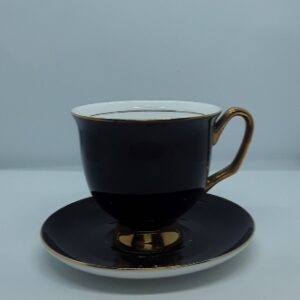 Breaky Cup & Saucer Black