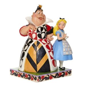 Jim Shore Alice In Wonderland & Queen Of Hearts Figurine