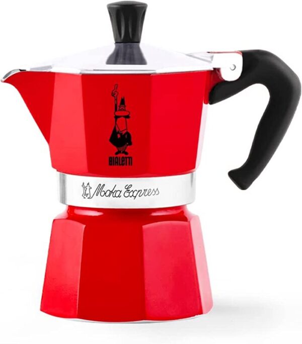 BIALETTI MOKA EXPRESS – 3 Cuppa RED