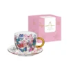 Ashdene D/Walled Butterfly  Glass Cup & Sauce set - Image 2