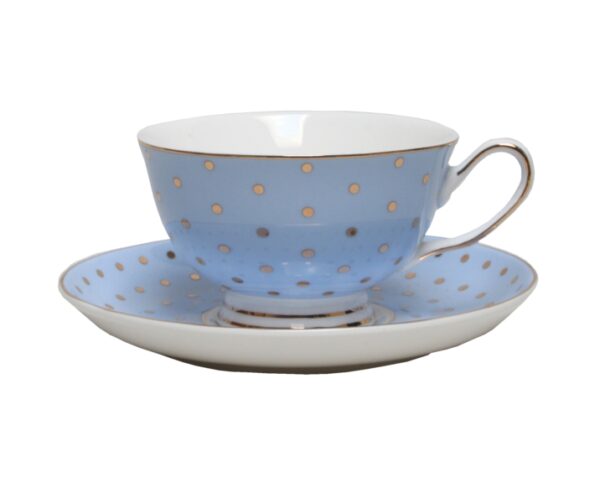 CUP & SAUCER-MISS ALICE-BLUE SET