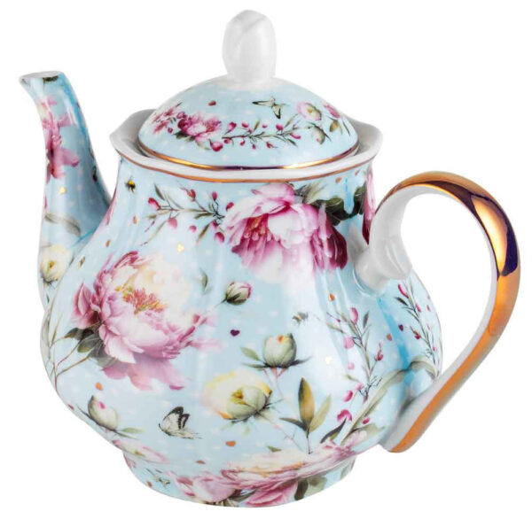 LIMITED EDITION BLUSHING PEONIES TEAPOT - Image 2