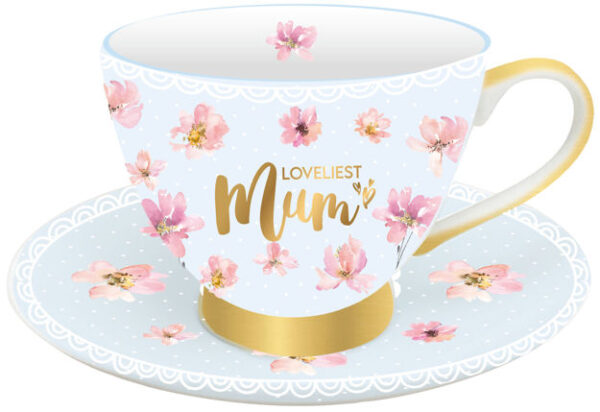 Loveliest Mum Cup & Saucer