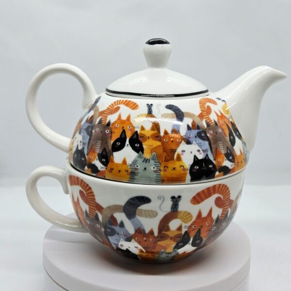 Ashdene Quirky Cats Tea For One