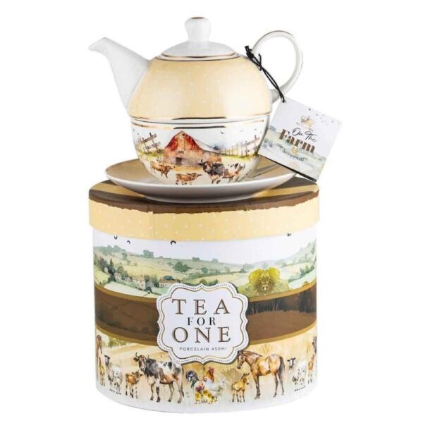 On the Farm Cow Tea For One - Image 2