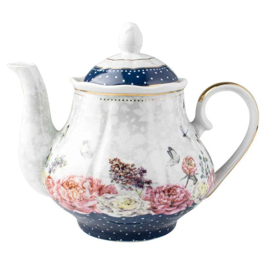Floral Rose & Butterflies Collection Navy 1200ml