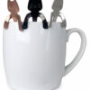 Sentimental Funny Hanging Cup Tea Spoon Cat Silver - Image 2