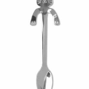 Sentimental Funny Hanging Cup Tea Spoon Cat Silver