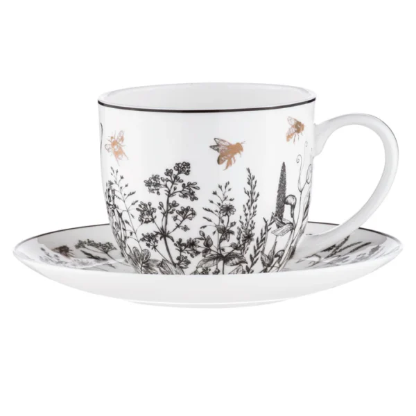 Cup & Saucer Queen Bee