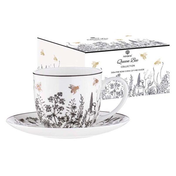 Cup & Saucer Queen Bee - Image 3