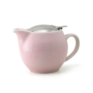 450ml Crackle Pink Artisan Teapot