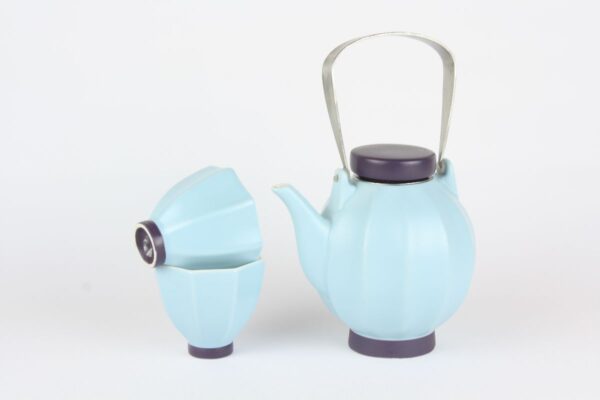 Buddhist BLUE LANTERN 2 CUP TEASET