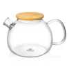 Wilmax England Thermo Glass Teapot with Bamboo Lid,1500ml