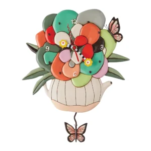 Tea Posy Clock