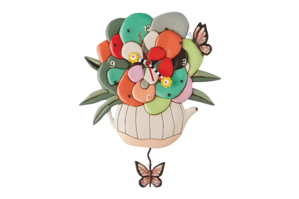 Tea Posy Clock