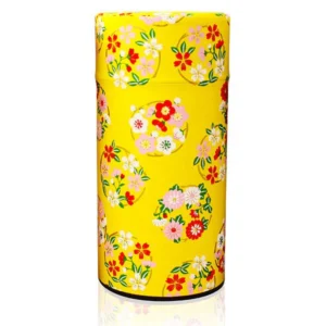 Flower Wheel Yellow Origami Canister 200g
