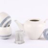 WHITE MARBLE 2 CUP TEA SET - Image 2