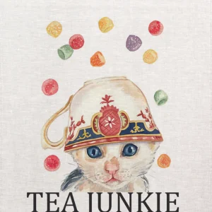 Tea Junkie - Tea Towel