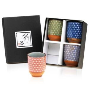 Japanese Kira 4 Cup Set