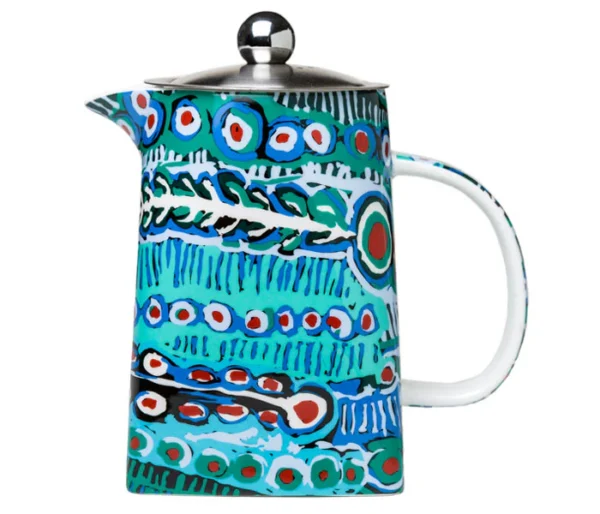 Aboriginal Art Teapot By Murdie Morris