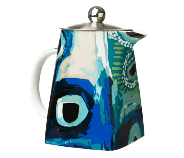 Aboriginal Art Teapot By May Wokka Chapman - Image 3