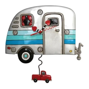 "Happy Campers"  Clock