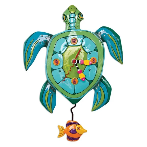 "Sup Dude?" Clock Hand-Painted Nature-Inspired Wall Clock