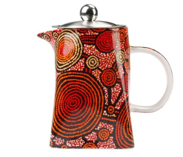 Aboriginal Art Teapot Teddy Gibson