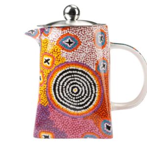 Aboriginal Art Teapot By Ruth Stewart