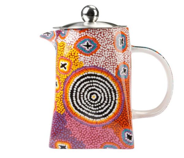Aboriginal Art Teapot By Ruth Stewart