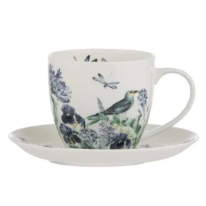 Cup & Saucer Set Ashdene Iris Garden