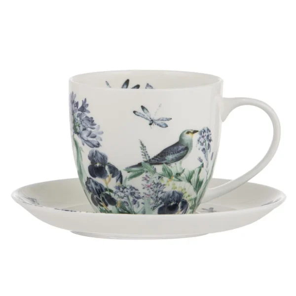 Cup & Saucer Set Ashdene Iris Garden