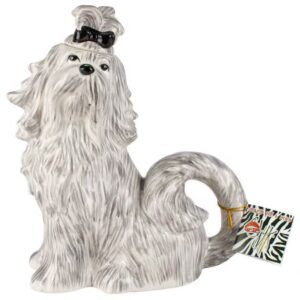 Shih Tzu Black & White Teapot