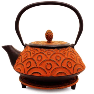 Pumpkin Spice Fan Iron Teapot 800ml
