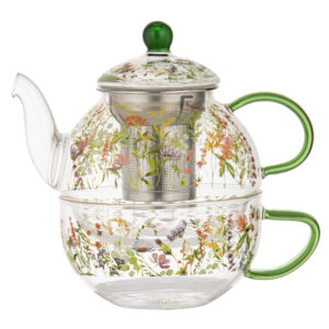 Wildflowers Forest Glass Tea For One