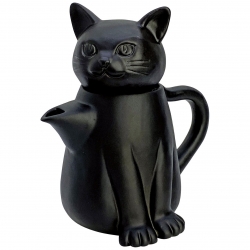 Black Cat Teapot