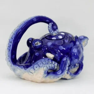 OCEAN BLUE OCTOPUS TEAPOT