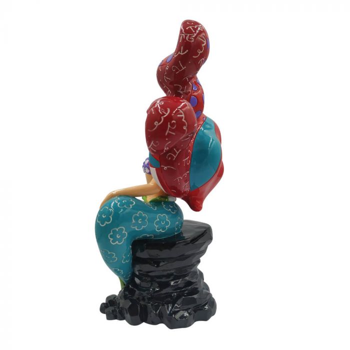 Large Ariel on Rock Figurine Side2