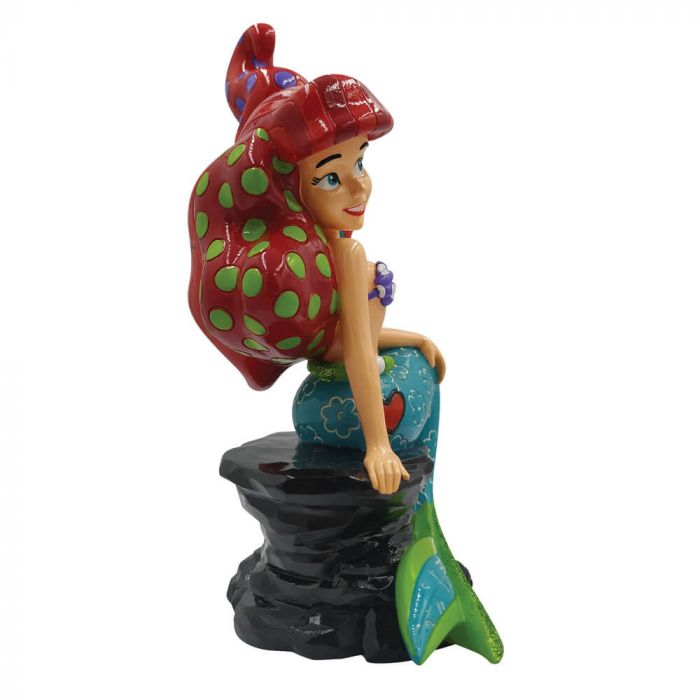 Large Ariel on Rock Figurine Side