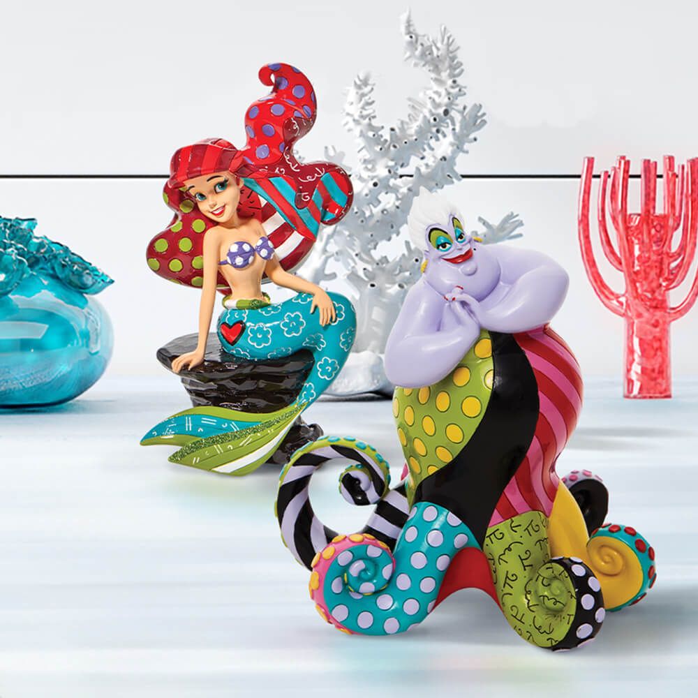 Large Disney Britto Ariel on Rock Figurine