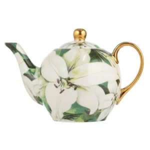 Ashdene White lily Teapot