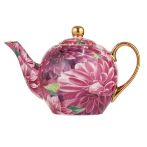 Ashdene Pink Dahlia Teapot