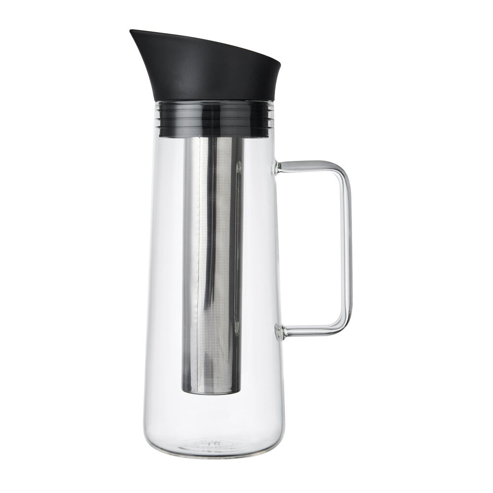 La Cafetiere Cold Brewing Iced Tea or Coffee Maker Glass Jar 1L Clear