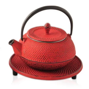 Moto Red Iron Teapot 300ml
